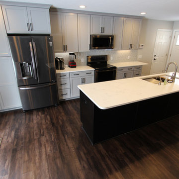 Waypoint LivingSpaces 410F Painted Stone Cabinets