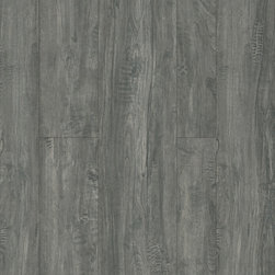 Chesapeake Gray - Random Width Laminate - Landmark Series w/ Attached Pad - Laminate Flooring