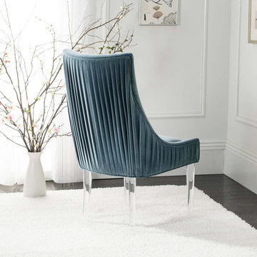 Clear Lucite Acrylic Dining Chairs
