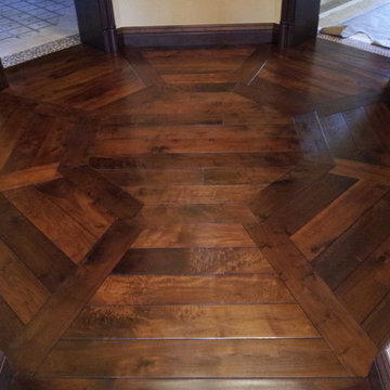 Octagon Flooring Pattern in Walnut