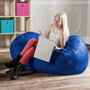 Jaxx Lounger 4' Bean Bag Chair for Kids, Blueberry