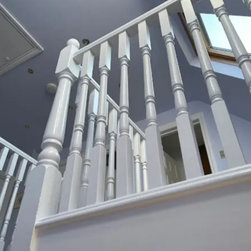 Landing Renovation with Traditional Balustrade &ndash; Pinner, London - Home Improvement