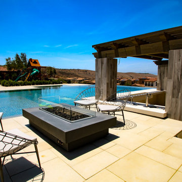 Outdoor Entertainment and Massive Pool