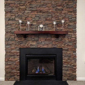 Fireplace Surrounds With Faux Stone