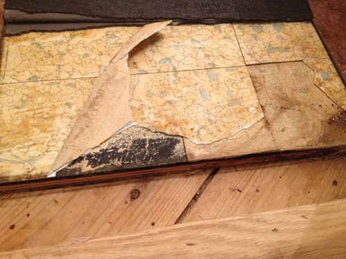Marmoleum Click Over Possibly Asbestos Containing Vinyl Tile