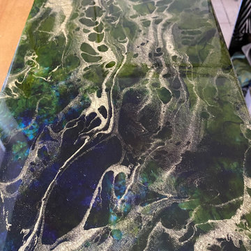 GREEN SIDEBOARD - PLANTATION