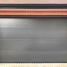 Hormann Lpu42 L Ribbed Steel Sectional Garage Door In