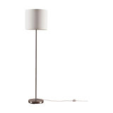 Parsa - floor lamp with white fabric lampshade