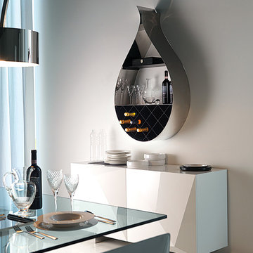 Drop Wall Wine Rack/Bookcase by Cattelan Italia