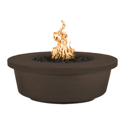 The Outdoor Plus - Tempe Firepit, Chocolate, 48" - Fire Pits