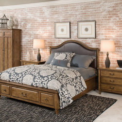 American Drew 114-343 Americana Home Leather Headboard 5/0 - Headboards