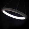 Modern Forms PD-55024 The Ring 24"W LED Suspended Ring Chandelier - Brushed