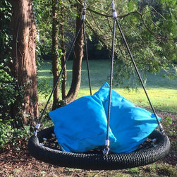 Nest Swing suspended group swing by Treehouse Life Ltd. - Garden Swing Seats