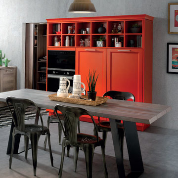 A dramatic and vintage look design by Schmidt kitchens