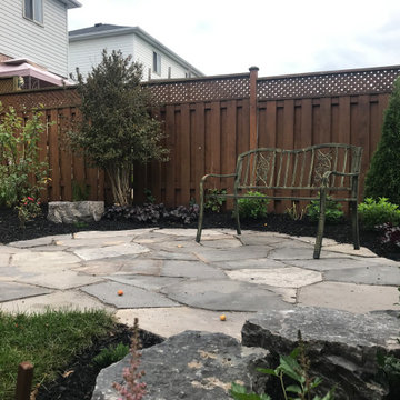 Backyard Flagstone Patio