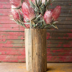 Eco-Friendly Wooden Cylinder Vase - Products