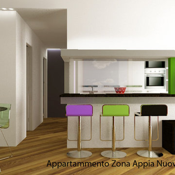 Progetto Sistemazione di un Appartamento a Roma in zona Appia Nuova