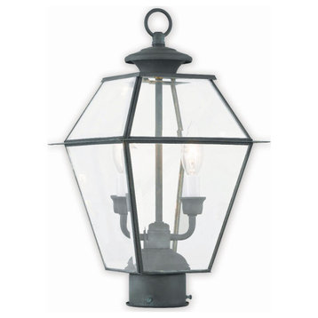Livex Lighting 2284-61 Westover - Two Light Outdoor Post Lantern