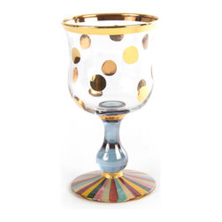 Foxtrot Water Glass | MacKenzie-Childs - Cocktail Glasses