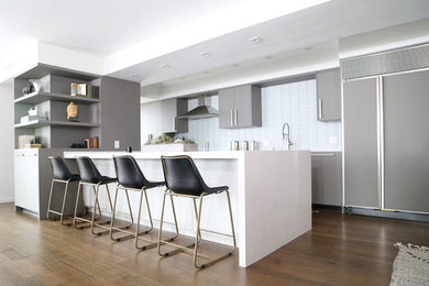 Inspiration for a contemporary kitchen remodel in Other