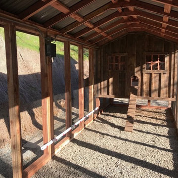 Custom Red Cedar Chicken Coop - Davis Estates