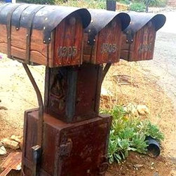 Community rustic mailboxes - Mailboxes