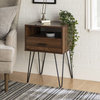 James Allan WEIF18259 18"W Modern Single Drawer Side Table - Slate Gray