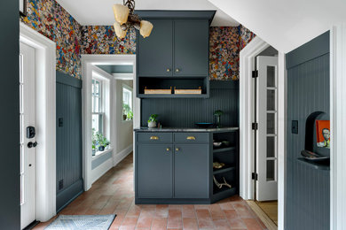 Entryway - transitional entryway idea in Minneapolis