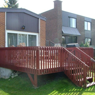 Ipe and Cedar Deck for Cote St. Luc Pool