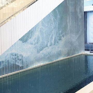 Stormy Waterws Azure | Glass Mosaic | PIXL Mist Collection