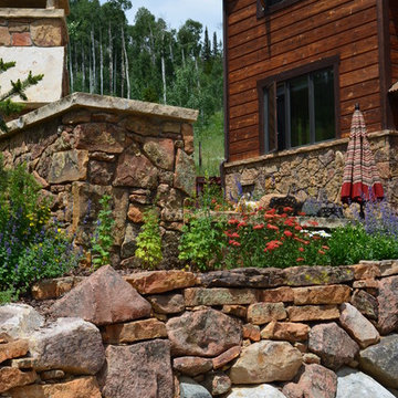 Design - Build Mountain Home Landscape in Eagles Nest