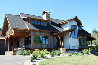 Trendy exterior home photo in Denver