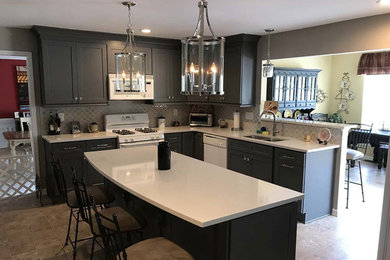 Kitchen - transitional kitchen idea in Charlotte
