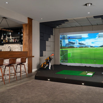 Transitional Smart Home in The Preserve