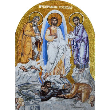 Arched Mosaic Icon Reproduction, 59"x83"