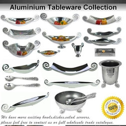 Swirl Handle Aluminium Range - Dinner Plates
