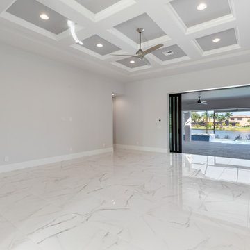 Contemporary Custom Home with Opposing Garages