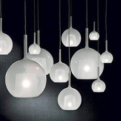 Glo White Mini Pendant Lamp by Penta Light - Pendant Lighting