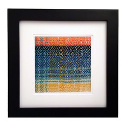 Sunrise Framed Weaving #4 - Artwork