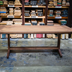 Walnut Trestle Table - Products