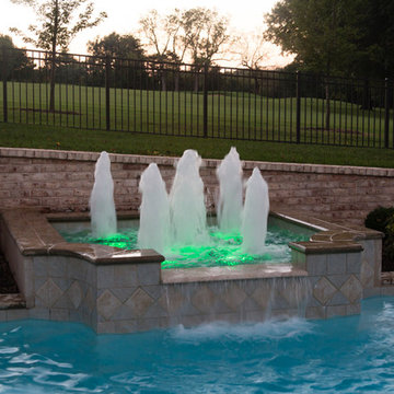 Free Form Gunite with Spa