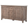 Bolade Sideboard 3-Drawer With 2-Drawer, Sun Ash