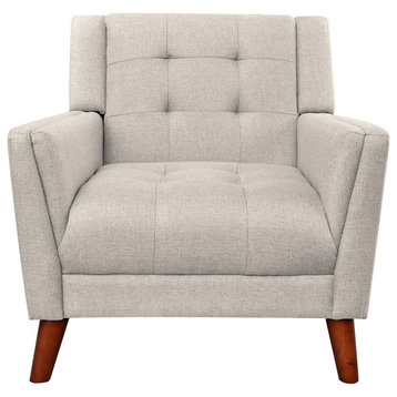 Mid Century Modern Fabric Arm Chair