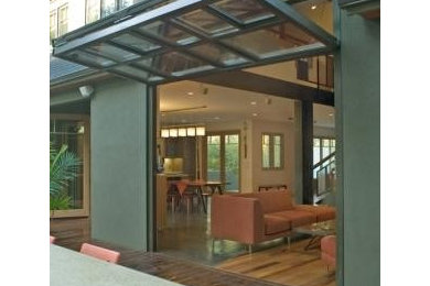 Home w/Glass Bi-Fold Door