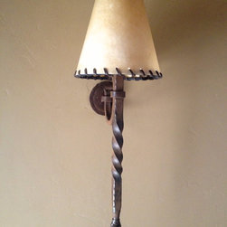Twisted Stem Sconce - Wall Lighting