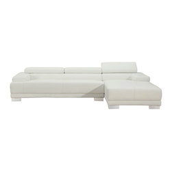 Melody Sectional Sofa | White - Sectional Sofas