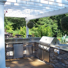 outdoor kitchen