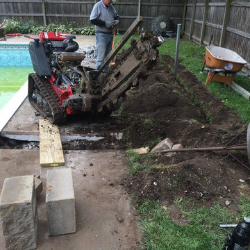 Lundy plumbing and liner install