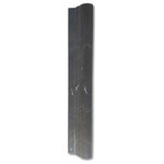 Stone Center Online - Chair Rail Nero Marquina Black Marble Bullnose Edge Trim Molding Honed, 1 piece - Color: Nero Marquina Marble (black background with fine and compact grain and white veins);