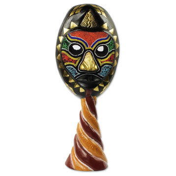 Sumsu African Wood Mask